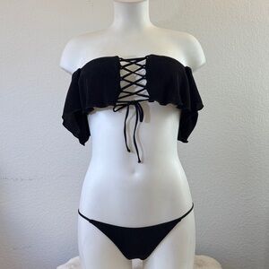 Blue Life Charcoal Bikini Bottom